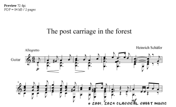 Thumb image for The post carriage in the forest