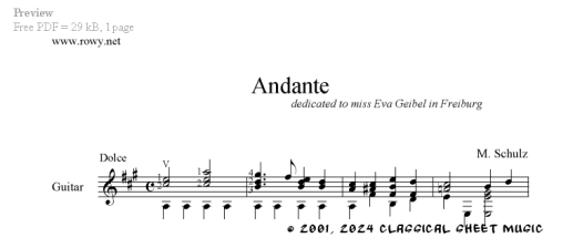 Thumb image for Andante in A Major