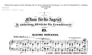 Thumb image for Album fur die Jugend_Kleine Romanze