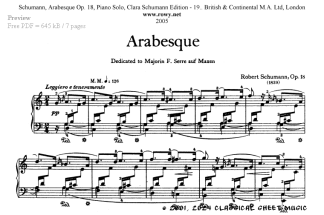 Thumb image for Arabesque Opus 18