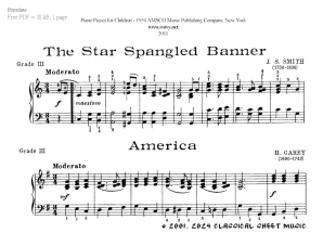 Thumb image for Star Spangled Banner and America