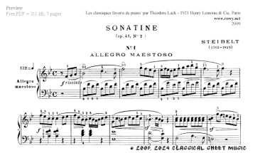 Thumb image for Sonatine Opus 41 No 2