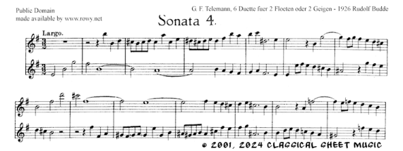 Thumb image for 6 Duets Sonate IV fl vl