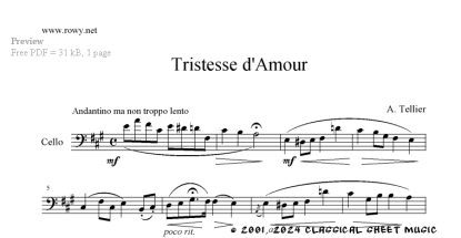 Thumb image for Tristesse d Amour