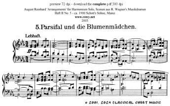 Thumb image for Parsifal und die Blumenmadchen
