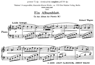 Thumb image for Ein Albumblatt