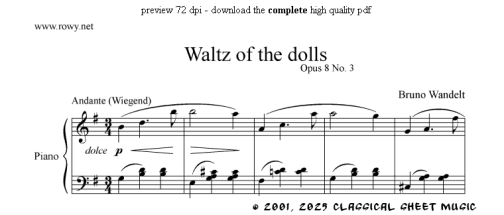 Thumb image for Waltz Op 8 No 3