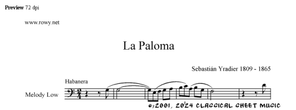 Thumb image for La Paloma L